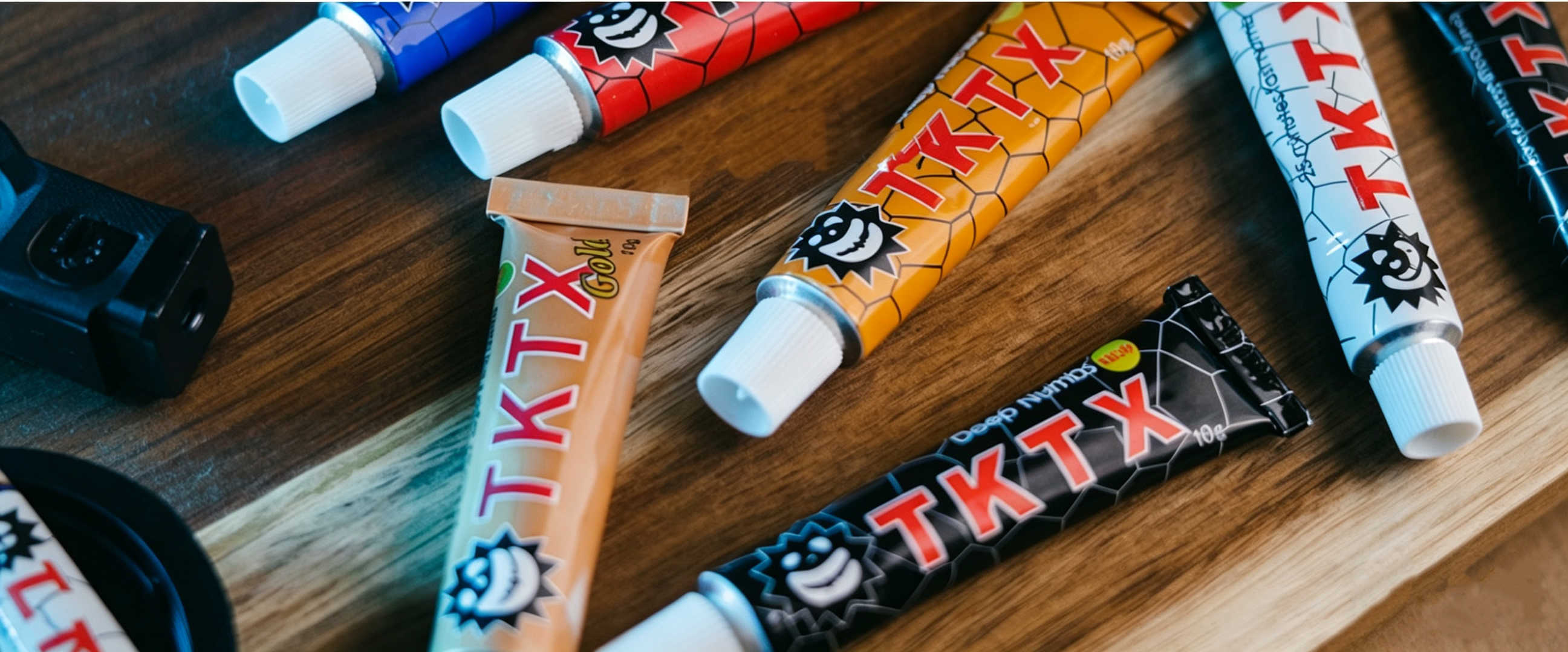 Premium TKTX numbing creams for professional tattoo artists