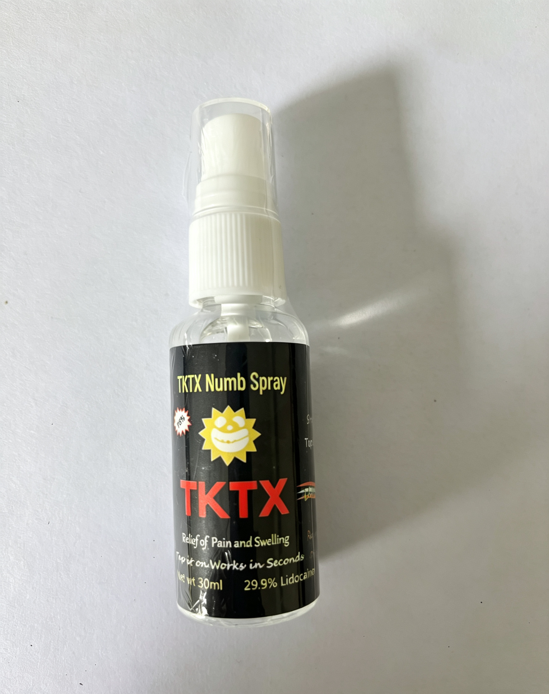 TKTX Numb Spray for pain-free tattoo and permanent makeup procedures